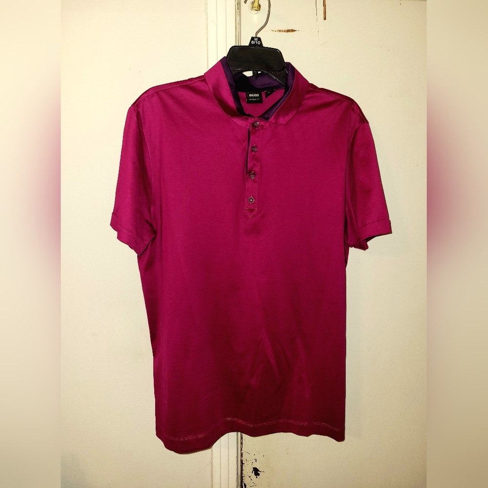 Hugo Boss Rich Red Polo Shirt
